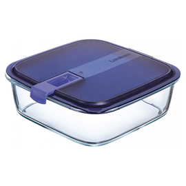 Vorratsbehälter 2,5 ltr mit Deckel EASY BOX Glas quadratisch 239 mm x 230 mm H 80 mm Produktbild