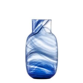 Vase Blue WATERS Glas blau H 220 mm Ø 123 mm Produktbild