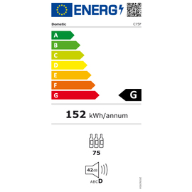 Weinkühlschrank C75F 190,0 ltr H 1645 mm Produktbild 1 S