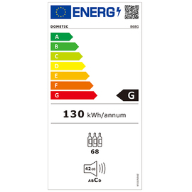 Weinkühlschrank ESSENTIAL-LINE B68G Glastür Produktbild 2 L