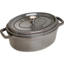 Kokotte 3,2 ltr Gusseisen graphitgrau oval Produktbild