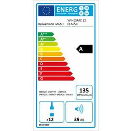 Weintemperierer WINE SAFE 12 Glastür | Kompressortechnik Produktbild 1 S