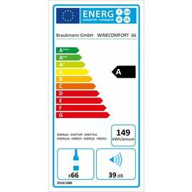 Weintemperierer WineComfort 38 Glastür | Kompressortechnik Produktbild 2 L