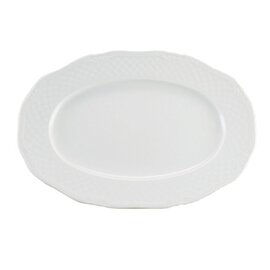 Beilagenplatte, oval, "Aphrodite Uni Weiss", Maße: 240 x 170 mm, Höhe: 29 mm, Gewicht: 418 g Produktbild