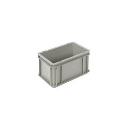 Stapelbehälter COMFORT LINE Euronorm PP grau glatter Boden geschlossen 5 ltr | 300 mm x 200 mm H 170 mm Produktbild