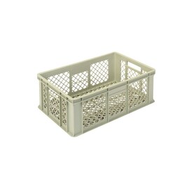 Stapelbehälter GOLD LINE beige 43 ltr 600 mm x 400 mm H 220 mm | perforiert Produktbild