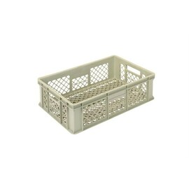 Stapelbehälter GOLD LINE beige 34 ltr 600 mm x 400 mm H 170 mm | perforiert Produktbild