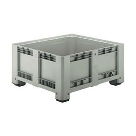 Palettenbox 430 ltr HDPE grau Ausführung geschlossen Produktbild