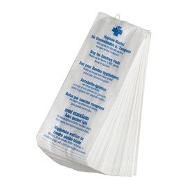 Hygienebeutel weiß | 7-sprachig bedruckt Produktbild