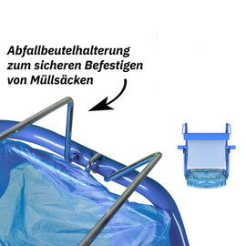 Putzrollenspender Wandhalter mit Müllsackhalterung Produktbild 2 S