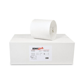 Handtuchrolle SEMYTOP MIDI Zellstoff 1-lagig hochweiß | 350 mm x 200 mm Produktbild