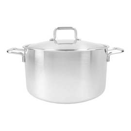 Bratentopf  12 ltr Edelstahl mit Deckel | induktionsgeeignet | Boden-Ø 280 mm Produktbild