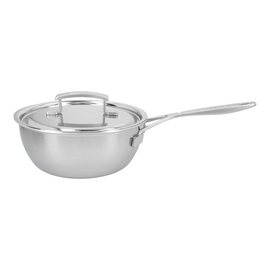 Sauteuse 3 ltr Edelstahl mit Deckel | induktionsgeeignet | Boden-Ø 185 mm Produktbild