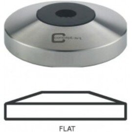 Tamper-Unterteil Flat Edelstahl  Ø 41 mm Produktbild