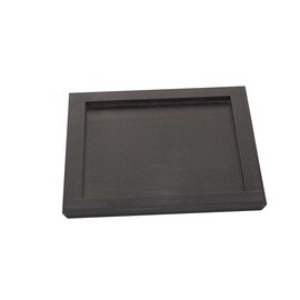 Tablett Holz wengefarben lackiert | quadratisch 310 mm  x 310 mm Produktbild
