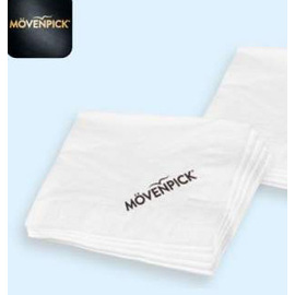 Servietten Mövenpick Papier weiß 3-lagig 120 mm x 120 mm Produktbild