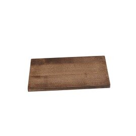Speisebrett Naturell Rechteck Holz dunkel geölt | 330 mm  x 200 mm Produktbild