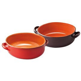 Set Pfännchen LINEA 1870 400 ml Ton gelb grau lila braun grün weiß  Ø 120 mm  H 70 mm  | 8er Set Produktbild