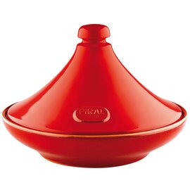 Tajine LINEA GOURMET 2,8 ltr Ton mit Deckel rot  Ø 310 mm  H 210 mm Produktbild