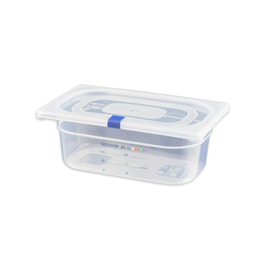 GN Behälter GN 1/4 Polypropylen mit IML-HACCP-Etikett H 100 mm Produktbild