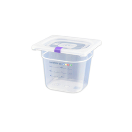 GN Behälter GN 1/6 Polypropylen mit IML-HACCP-Etikett H 150 mm Produktbild