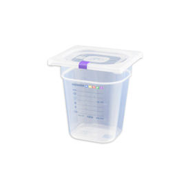 GN Behälter GN 1/6 Polypropylen mit IML-HACCP-Etikett H 200 mm Produktbild