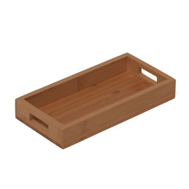 Serviertablett Bambus | rechteckig | 200 mm x 100 mm Produktbild