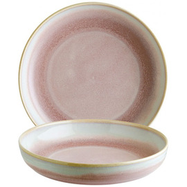 Schale | Teller tief Ø 250 mm POTT BOWL PINK Porzellan H 100 mm Produktbild