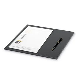 Schreibtischunterlage | Welcome Tray SNAP Kunstleder schwarz | 320 mm x 320 mm Produktbild 1 S