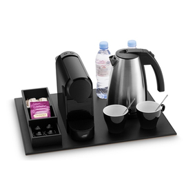Welcome Tray SWITCH mit Kaffeemaschine | Wasserkocher | Zutatenbehälter Produktbild