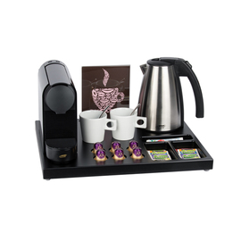 Welcome Tray SUPREME mit Wasserkocher mit Kaffeemaschine Produktbild