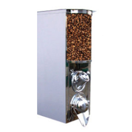 Kaffeeschütte zur Wandbefestigung AM 180.1 BS  | Bedienung per Drehmechanismus  L 180 mm  H 500 mm | passend für 4 kg Kaffeebohnen Produktbild