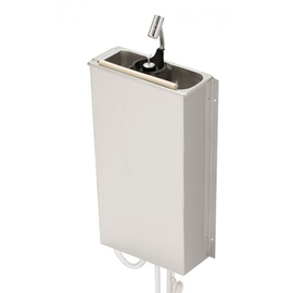 Portioniererdusche Mobilstation i. ScoopShower Mobile Silver 230 Volt | 400 mm x 120 mm H 500 mm | Trägerplatte Produktbild