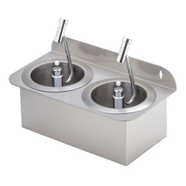 Doppel-Portioniererdusche zur Wandbefestigung Silver WATERSTOP XL | 364 mm x 190 mm H 151 mm Produktbild