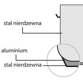 Suppentopf hohe Form, mit Deckel, Ø 240 mm, Höhe 200 mm, 9 Liter Produktbild 2 S