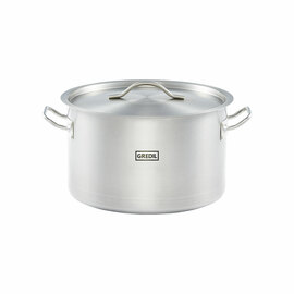 Suppentopf mittelhohe Form, Serie ECO Ø 320 mm, Höhe 200 mm, 16,1 Liter, inkl. Deckel Produktbild