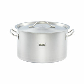 Suppentopf mittelhohe Form, Serie ECO Ø 360 mm, Höhe 220 mm, 22,4 Liter,  inkl. Deckel Produktbild