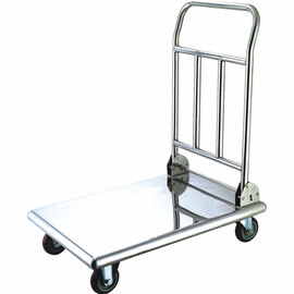 Thermobox-Transportwagen aus Edelstahl, Traglast 150 kg, 740 x 480 x 870 mm (BxTxH) Produktbild