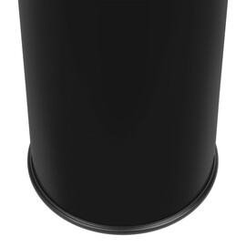 Standaschenbecher mit Papierkorb, schwarz Produktbild 4 S