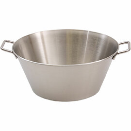Küchenschüssel mit Griffen, seidenmatt, Ø 45 cm, 21 Liter Produktbild