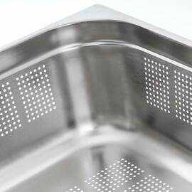 Gastronormbehälter Serie STANDARD, GN 1/2 (150mm), perforiert Produktbild 3 S