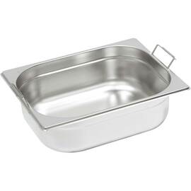 Gastronormbehälter mit Fallgriffen, Serie STANDARD, GN 1/2 (100mm) Produktbild