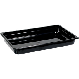 Gastronormbehälter, Serie STANDARD, Polycarbonat, schwarz, GN 1/1 (65 mm) Produktbild
