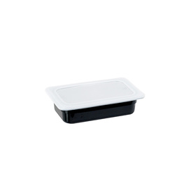 Gastronormbehälter, Serie STANDARD, Polycarbonat, schwarz, GN 1/4 (65 mm) Produktbild 2 S