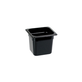 Gastronormbehälter, Serie STANDARD, Polycarbonat, schwarz, GN 1/6 (150 mm) Produktbild