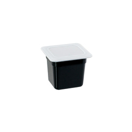 Gastronormbehälter, Serie STANDARD, Polycarbonat, schwarz, GN 1/6 (150 mm) Produktbild 2 S