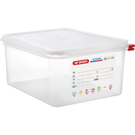 ARAVEN Gastronormbehälter mit Deckel, Polypropylen, GN 1/2 (150 mm) Produktbild