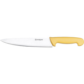 Stalgast Küchenmesser, HACCP, Griff gelb, Edelstahlklinge 22 cm Produktbild