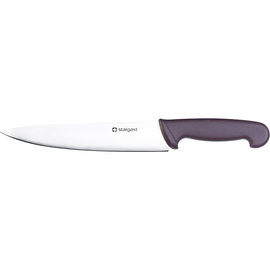 Stalgast Küchenmesser, HACCP, Griff braun, Edelstahlklinge 22 cm Produktbild