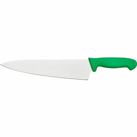 Kochmesser Premium, HACCP, Griff grün, Edelstahlklinge, L. 26 cm Produktbild
